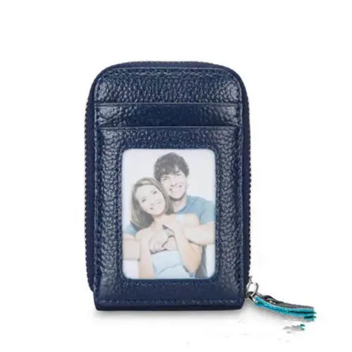 Men's Genuine Leather Wallet with RFID Blocking