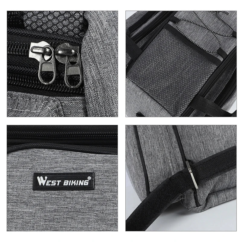 WEST BIKING Bike Rear Rack Bag