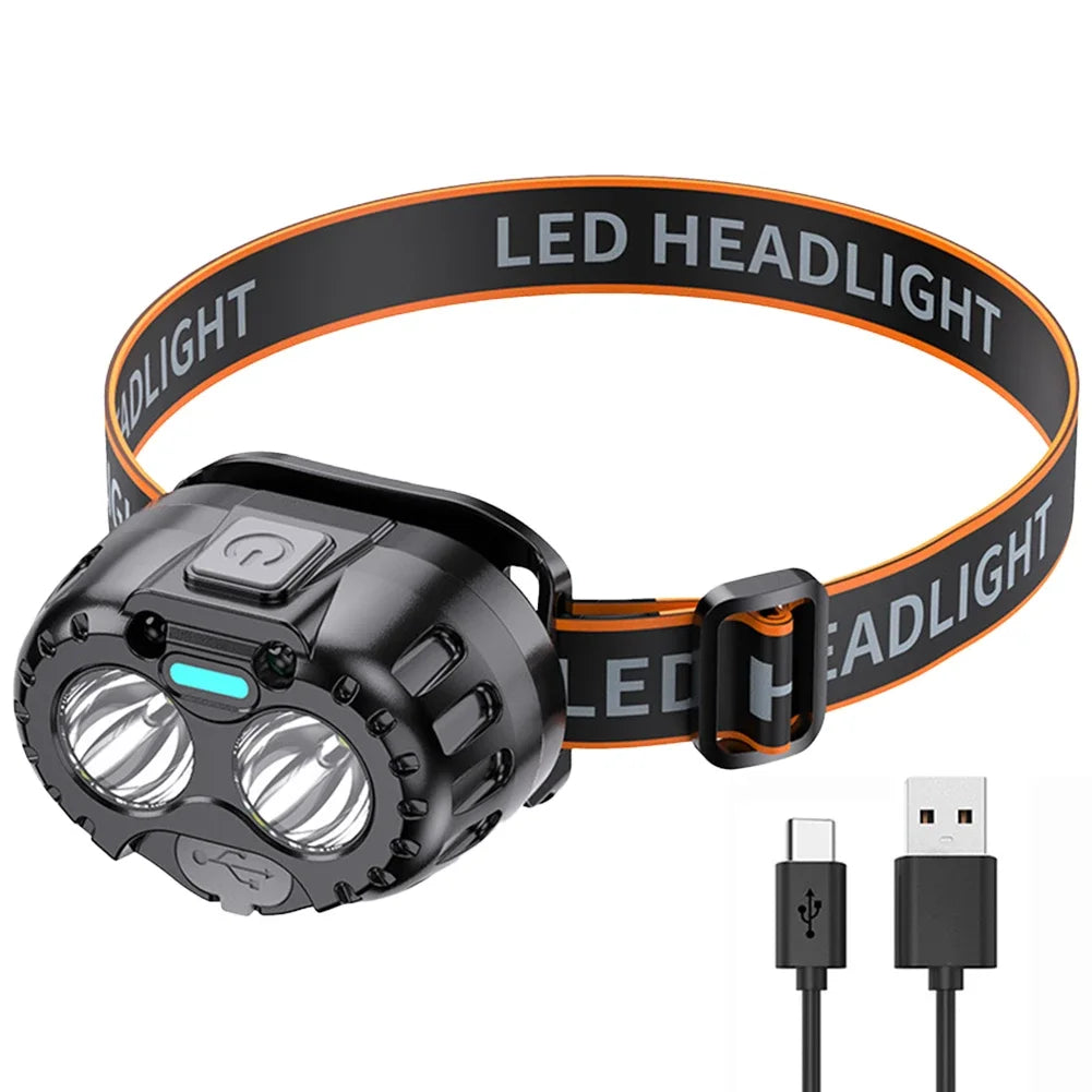 Powerful IPX4 Waterproof LED Headlamp