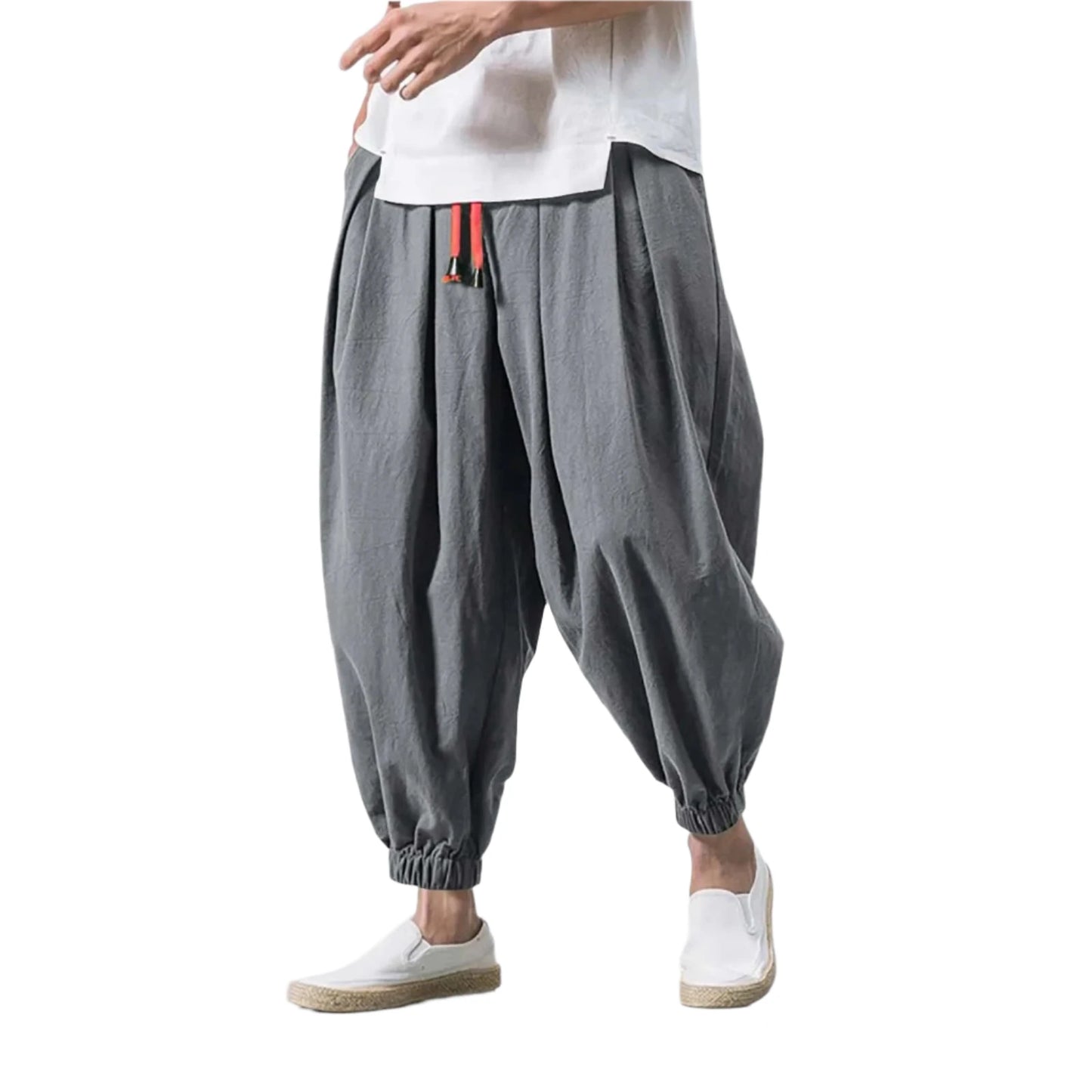 Solid Color Harem Pants