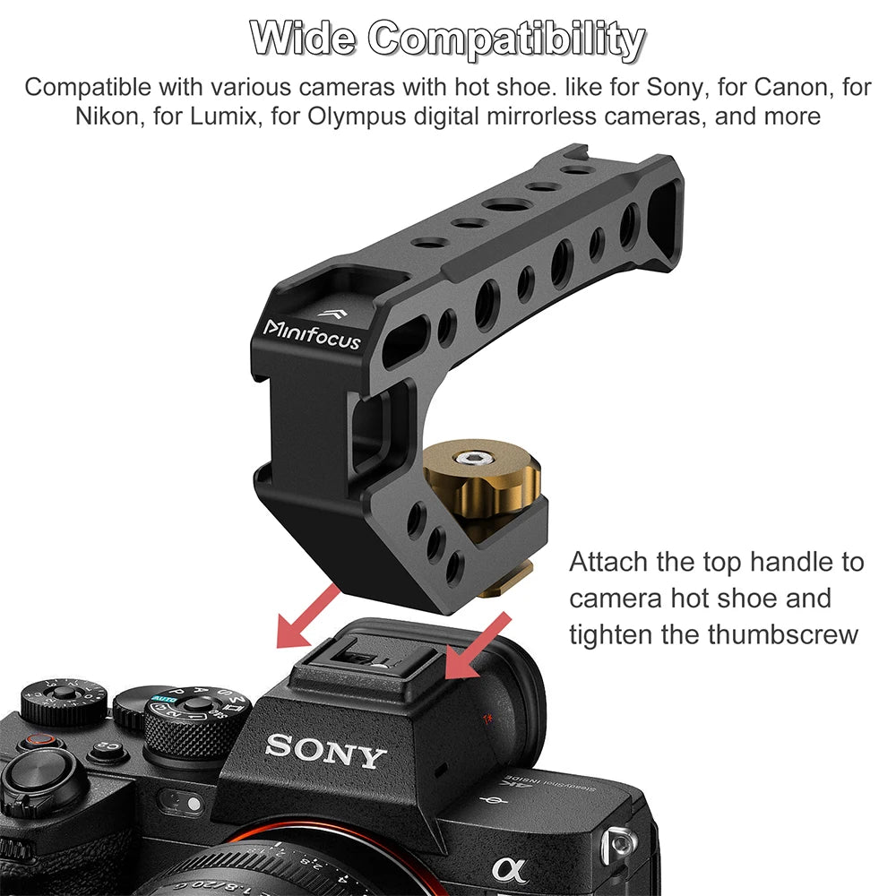 Camera Stabilizer Top Handle for filmmaking