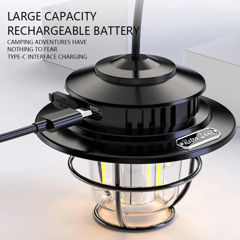 ESMARTER Retro Portable Camping Lantern