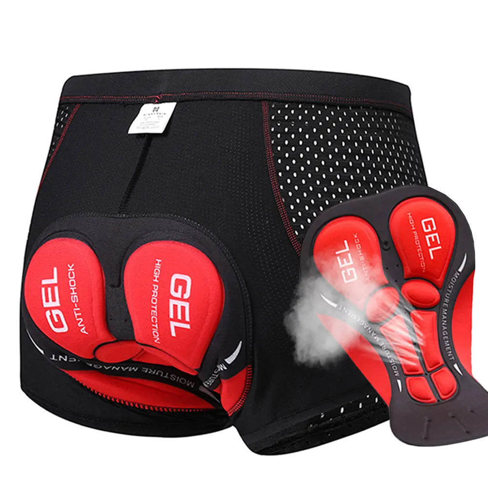 NEWBOLER Breathable Cycling Shorts with 5D Gel Pad