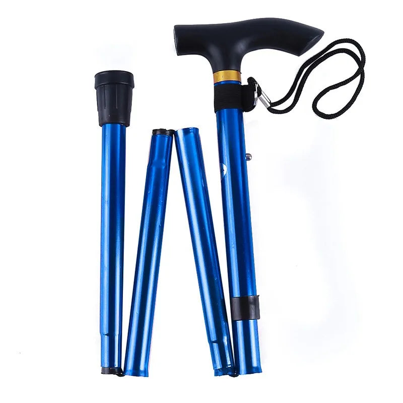 Outdoor Folding Aluminum Alloy Trekking Pole