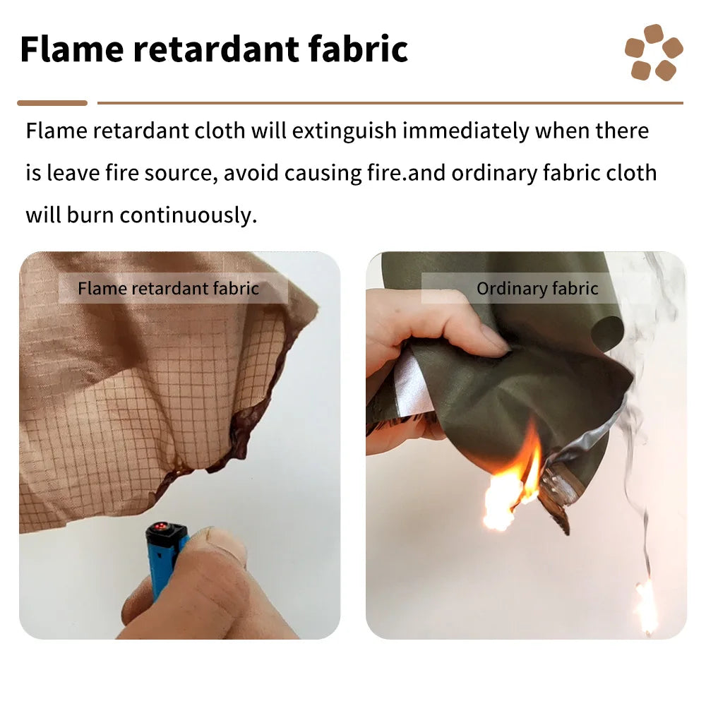 Fireproof Winter Tent with Stove Jack & Snow Skirt