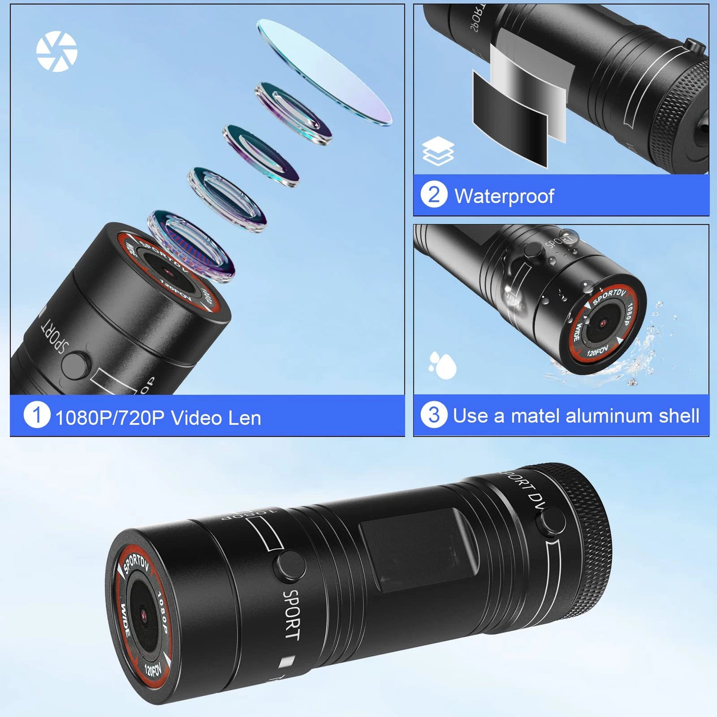 1080P Helmet Action Camera