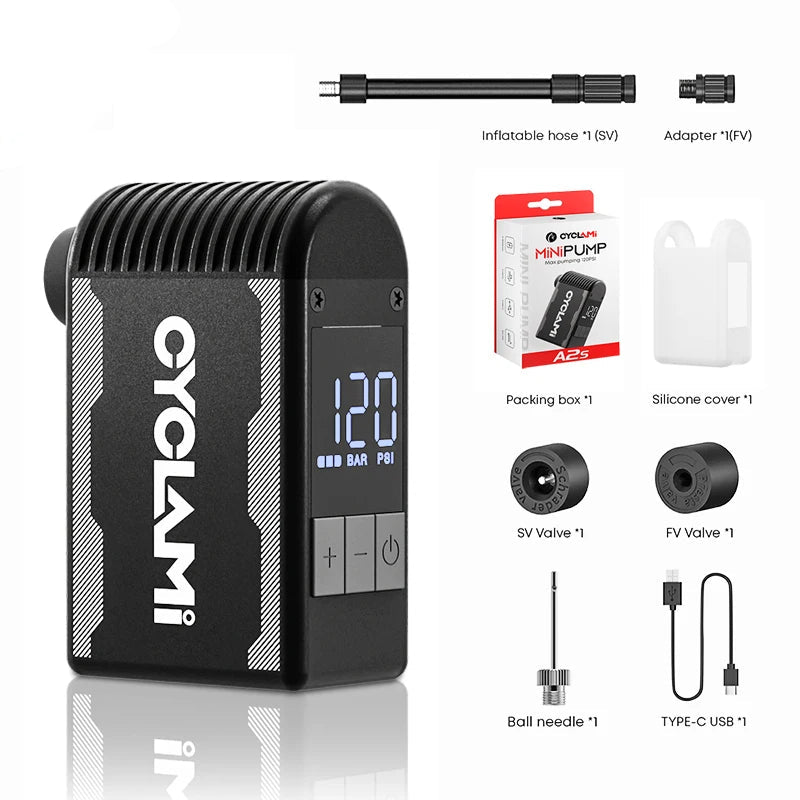 Mini Portable Bicycle Pump 120PSI