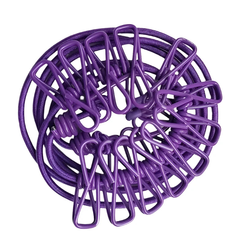 Elastic Windproof Clothes Drying Rope