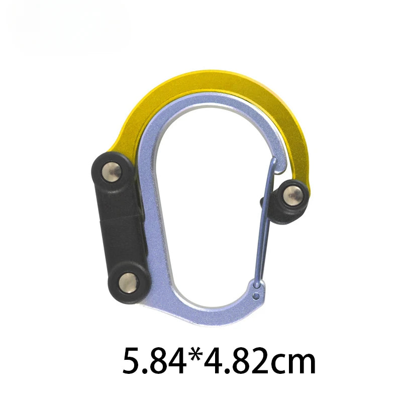 Multifunctional 360° Rotating Clip Carabiner