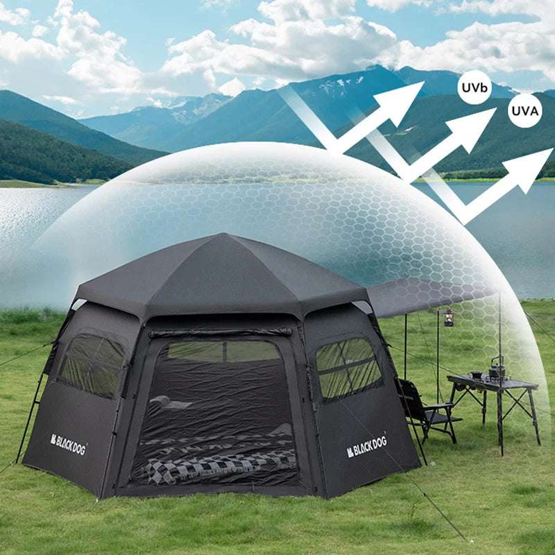 BLACK DOG Luxury Family Camping Tent