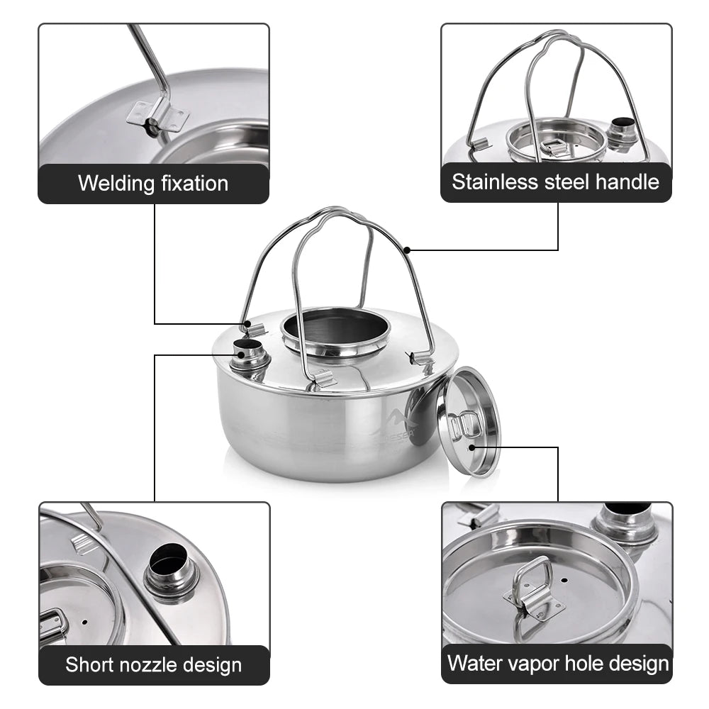 Widesea 1.7L Stainless Steel Kettle