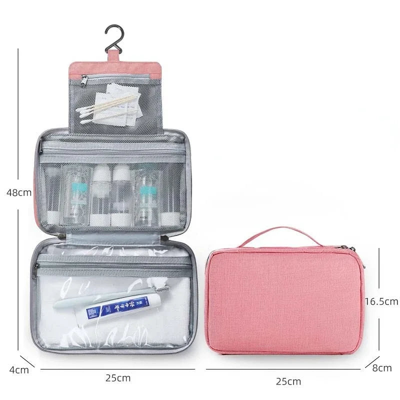 Travel Waterproof Folding Toiletry Bag