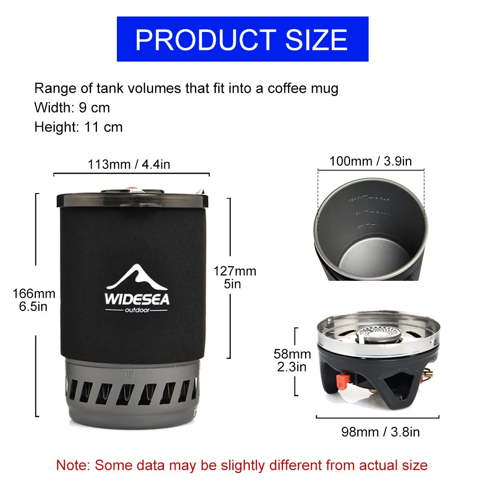Widesea Cooking System with Heat Exchanger