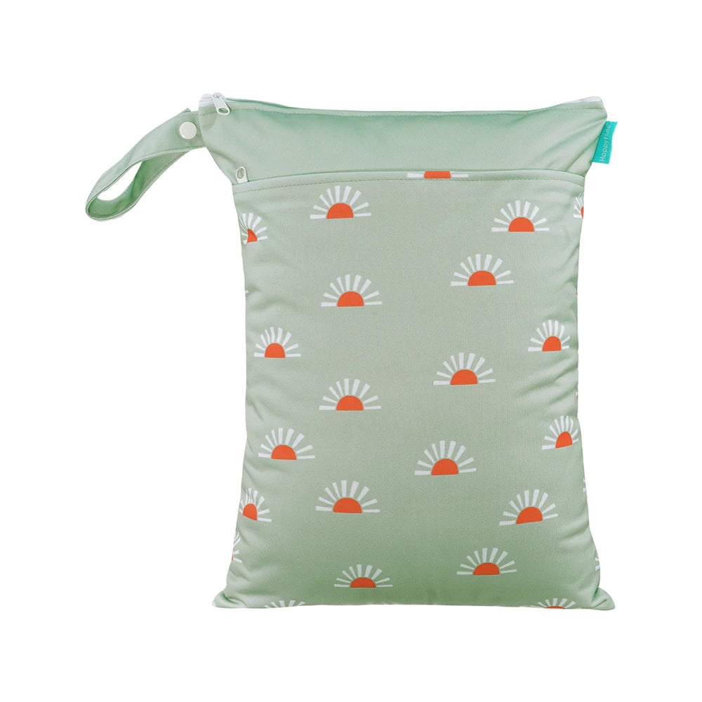 HappyFlute Waterproof Wet/Dry Travel Bag with Double Zippers