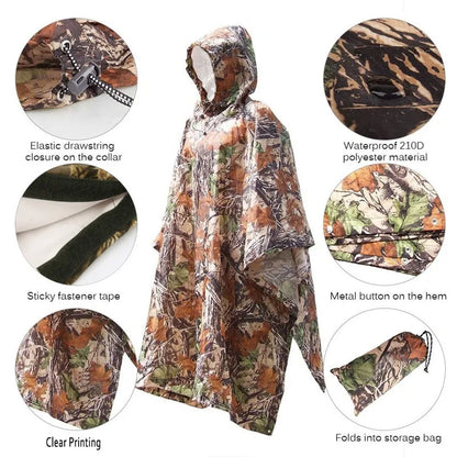 3-in-1 Multifunctional Waterproof Raincoat