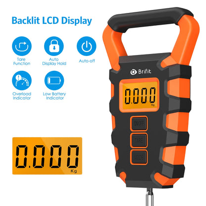 50KG Digital Fishing Scale with Ruler