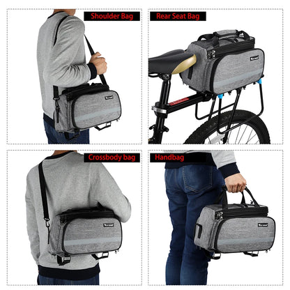 WEST BIKING Bike Rear Rack Bag