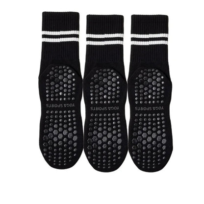 3 Pairs Women Non-slip Yoga Socks