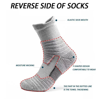 3 Pairs/Lot Men's Compression Sports Socks