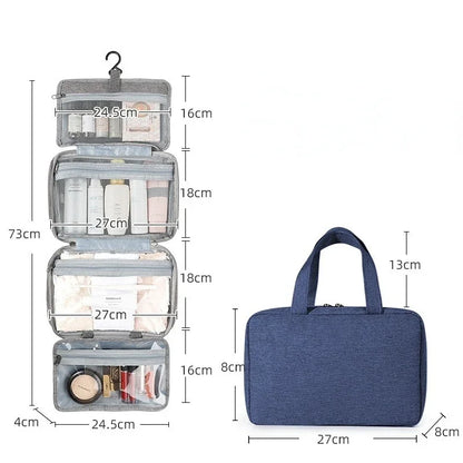 Travel Waterproof Folding Toiletry Bag