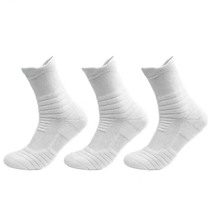 3 Pairs/Lot Men's Compression Sports Socks