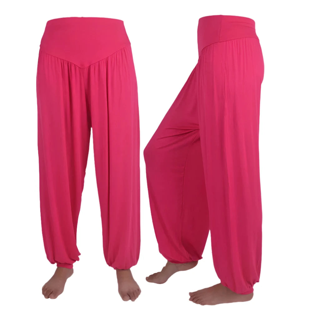 Women's Elastic Loose Casual Cotton Pants