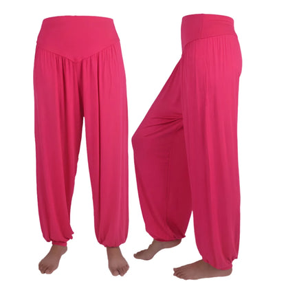 Women's Elastic Loose Casual Cotton Pants