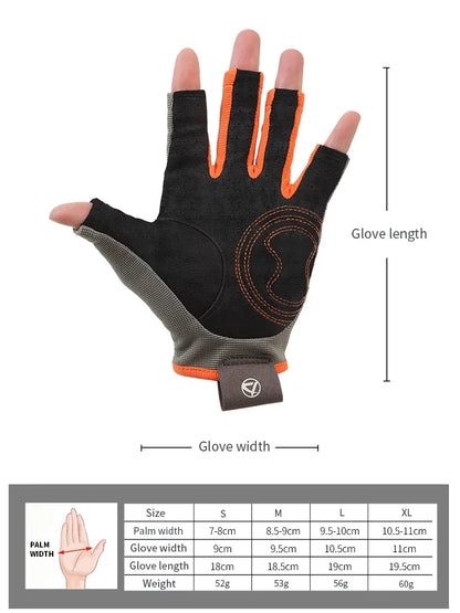Xinda Half Finger Climbing Gloves H-ST04