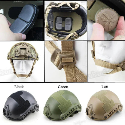 FAST Helmet Airsoft MH Camouflage Tactical Helmet