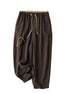 Summer Retro Cotton Linen Loose Harem Pants