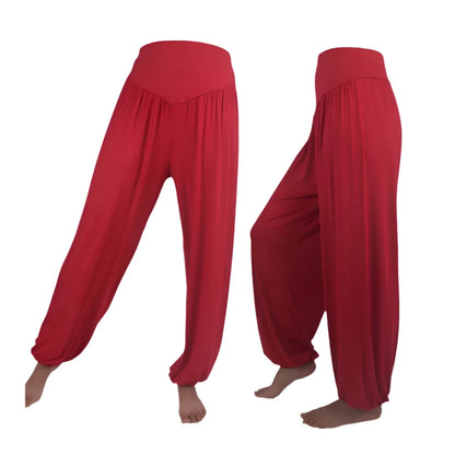 Women's Elastic Loose Casual Cotton Pants