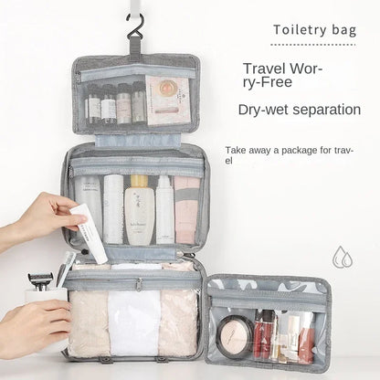 Travel Waterproof Folding Toiletry Bag