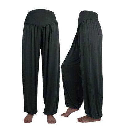 Women's Elastic Loose Casual Cotton Pants