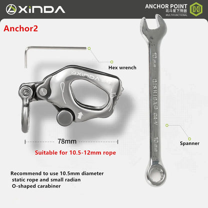 Xinda Big Dipper Stainless Steel Descender