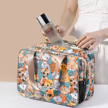 Large Capacity Cartoon Cosmetic Bag