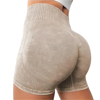 Seamless Knitted Buttock Sports Shorts