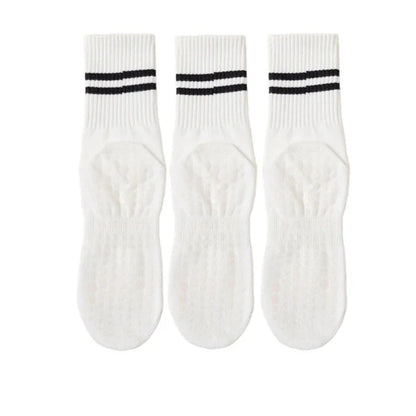 3 Pairs Women Non-slip Yoga Socks