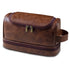 Men's Leather Travel Toiletry Bag