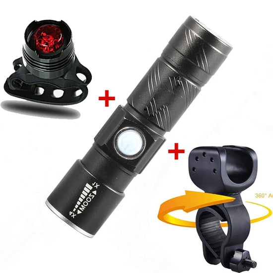 ZK30 3-in-1 8000 Lumen Bike Light Set
