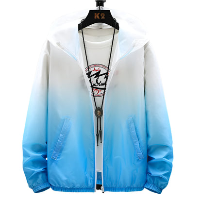 Men's Color Thin Sunscreen Windproof Jacket